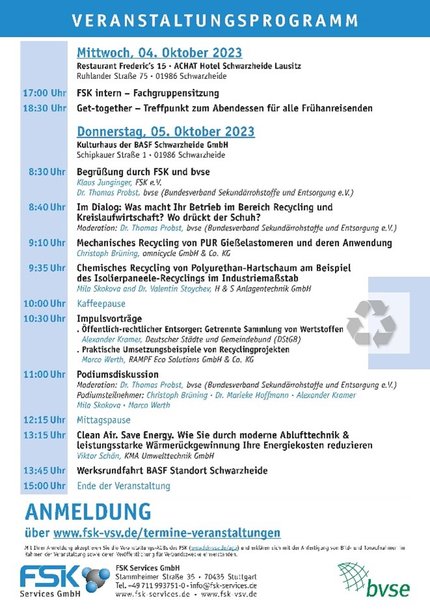 Trends und Innovationen des mechanischen und chemischen Recyclings von Polyurethan zur Diskussion gestellt